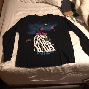 kid cudi passion pain and demon slayin tour shirt